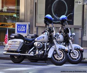 пазл Мотоциклы нью-йоркской полиции